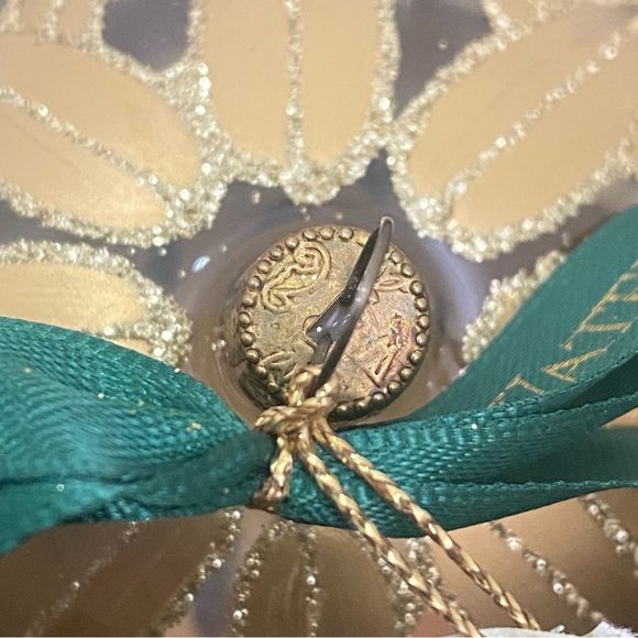 Vintage1999-2000 WATERFORD Holiday Heirlooms Celebration Ball Handblown Ornament - Picture 6 of 16